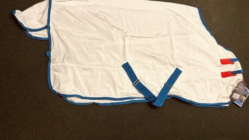 Fly sheet white blue - sheet,